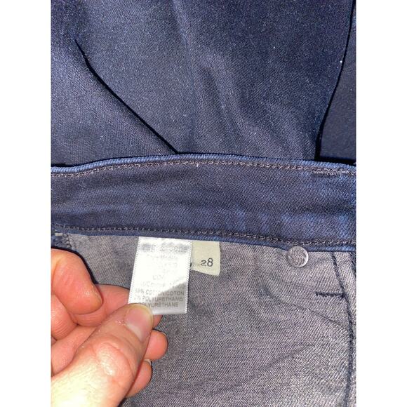 Rag & Bone Distressed Skinny Jeans Women’s Size 28 Dark Wash Stretch Denim - Picture 4 of 13